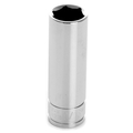 Performance Tool Chrome Socket, 3/8" Drive, 9/16", 6 Point, Deep W38318